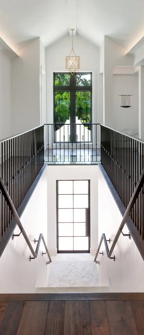 Coastal living room with bay views