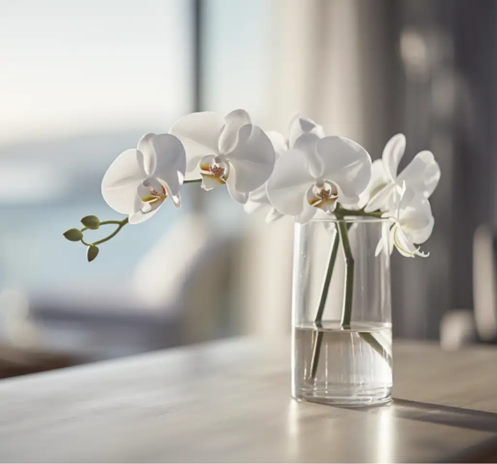 Coastal living room with bay views