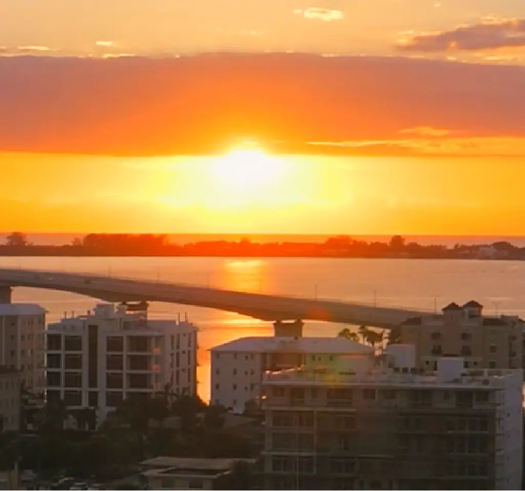Coastal living room with bay views