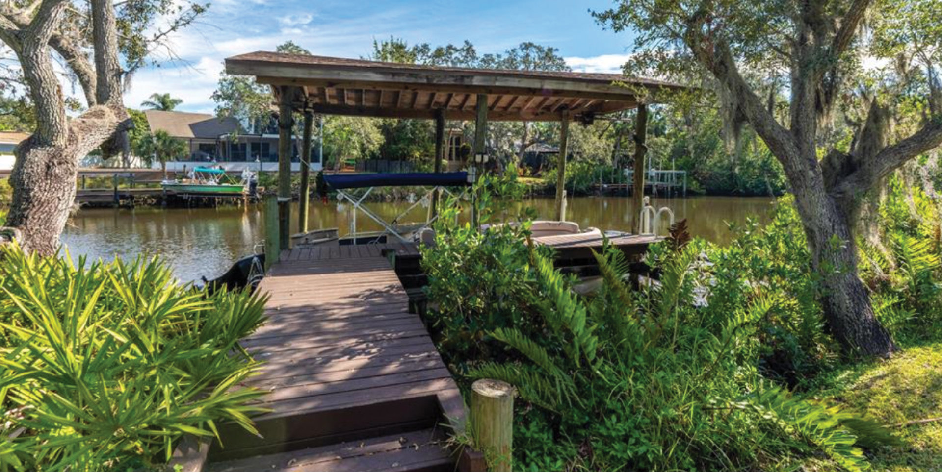 SECLUDED OLD FLORIDA LOT ON PHILLIPPI CREEK With 100 ft of Waterfront