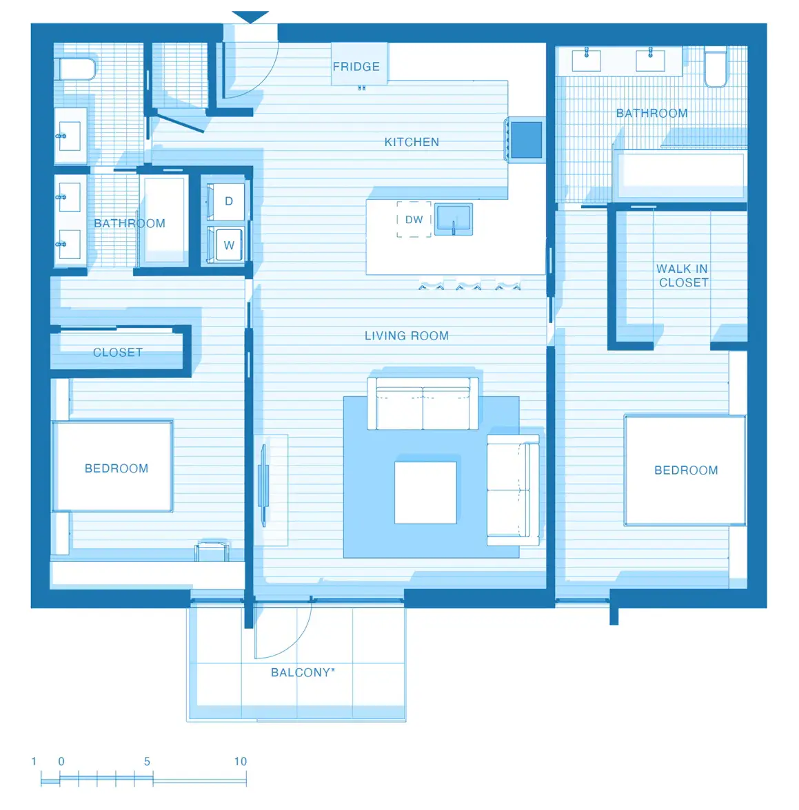 Unit B5 Floor Plan