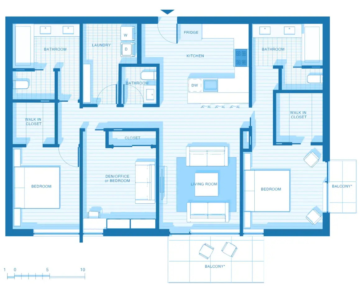 Unit C3 Floor Plan